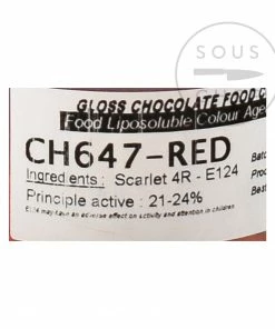 Deco Relief Red Gloss Food Colour For Chocolate 20g