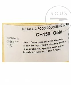 Deco Relief Edible Gold Shimmer Dust 25g Ingredients