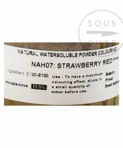 Deco Relief Professional Natural Strawberry-Red Food Colouring 50g Ingredients