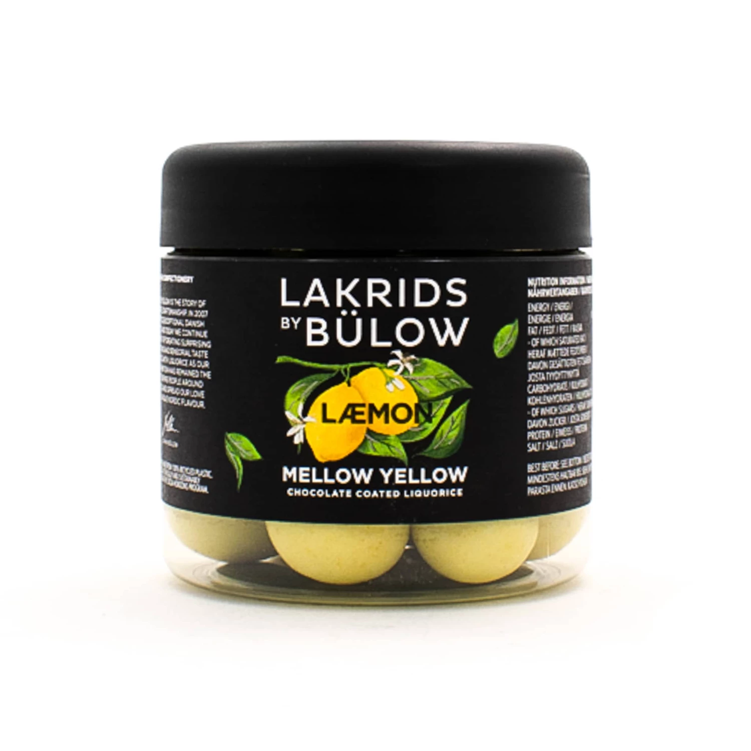 Lakrids Baerries - Læmon Mellow Yellow Liquorice 125g