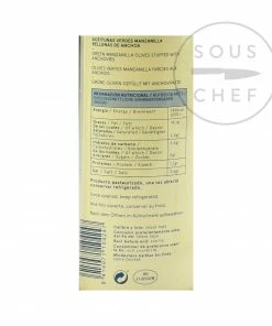 Pujado Solano Manzanilla Olives With Anchovy 350g