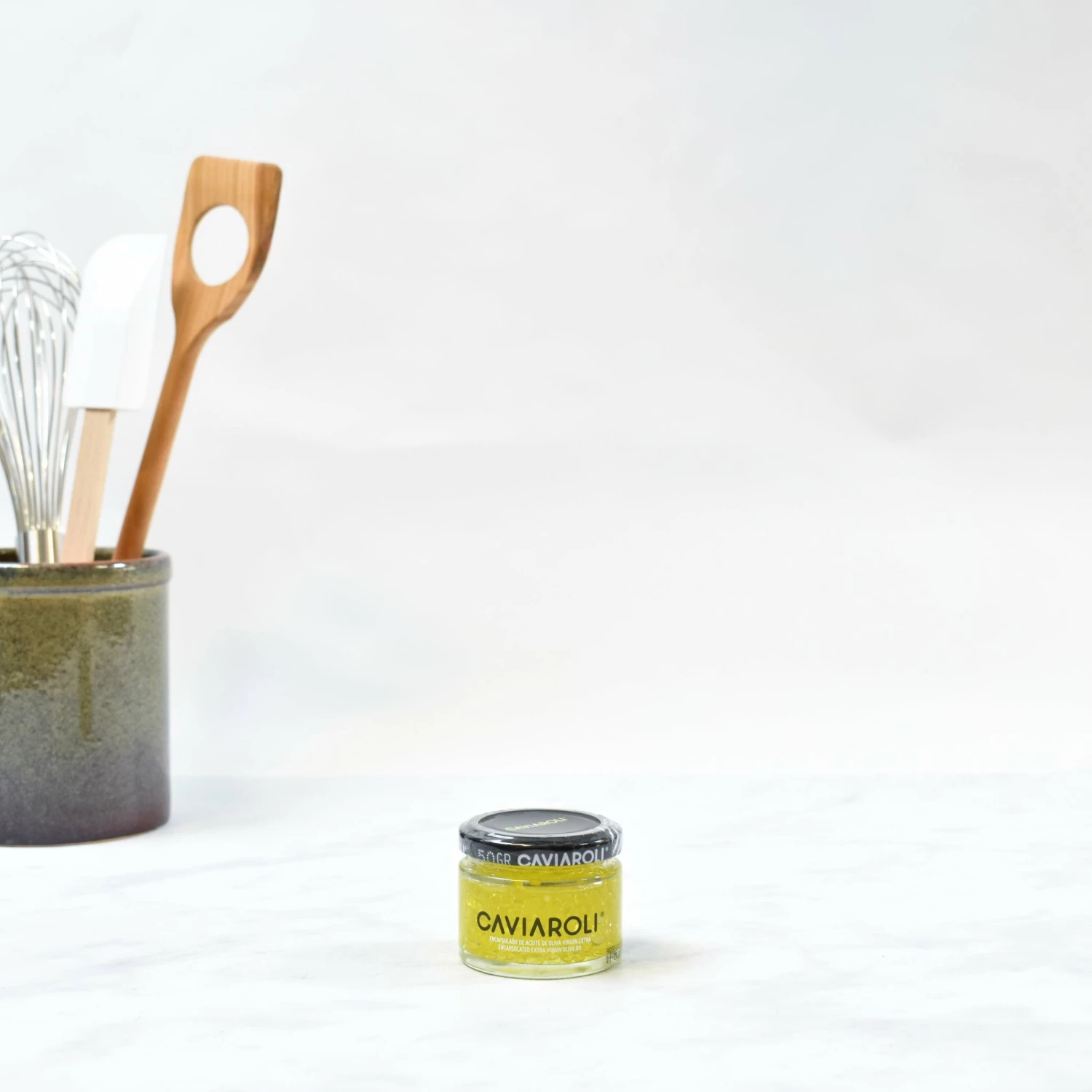 Ingredients Caviaroli Arbequina EV Olive Oil Pearls 50g