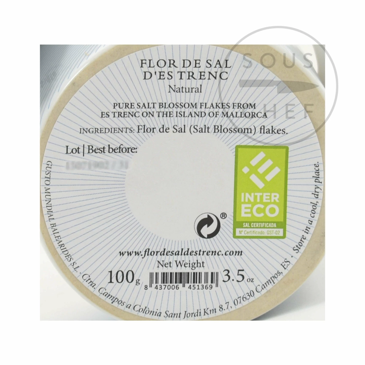Flor De Sal Organic Salt 100g