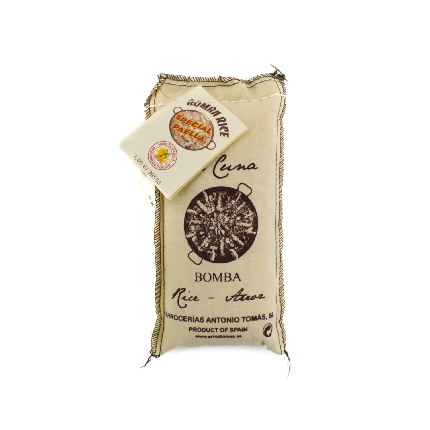 La Cuna DOP Valencia Bomba Paella Rice Ingredients