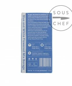 Piccolo White And Blue Mixed Borage Edible Flower Seeds Ingredients