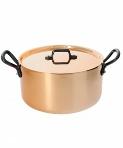 Cookware De Buyer Prima Matera Induction-Compatible Copper Casserole Pan