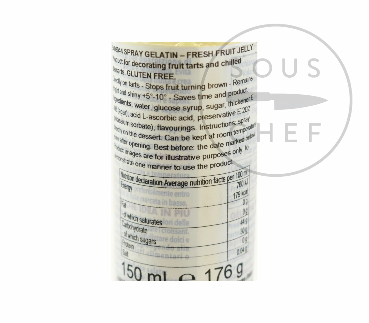 Fabbri Gelatine Spray 150ml