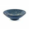 Kiji Stoneware & Ceramics Blue Sakura Shallow Bowl 24.5cm