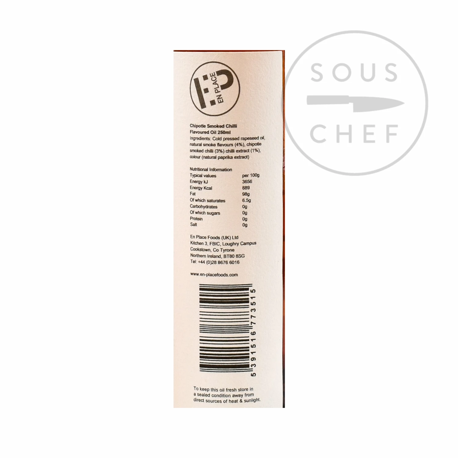 En Place Chipotle Oil 250ml