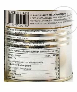 Acquerello Risotto Rice - 7 Year Aged 500g Ingredients