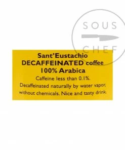 Sant'Eustachio Il Caffe Sant'Eustachio Decaffeinated Coffee Beans 250g Ingredients