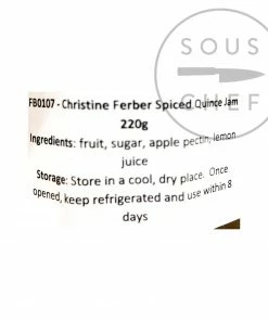 Christine Ferber Spiced Quince Jam 220g