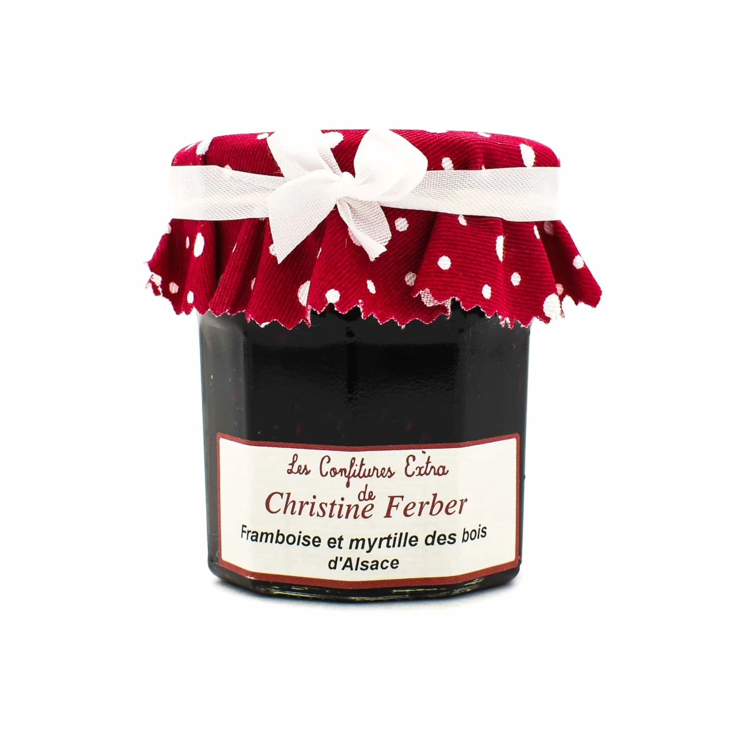 Ingredients Christine Ferber Wild Blueberry & Alsace Raspberry Jam 220g