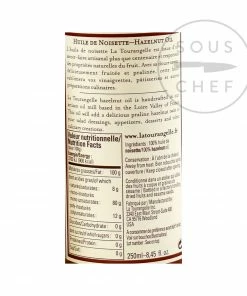 La Tourangelle Hazelnut Oil 250ml Ingredients