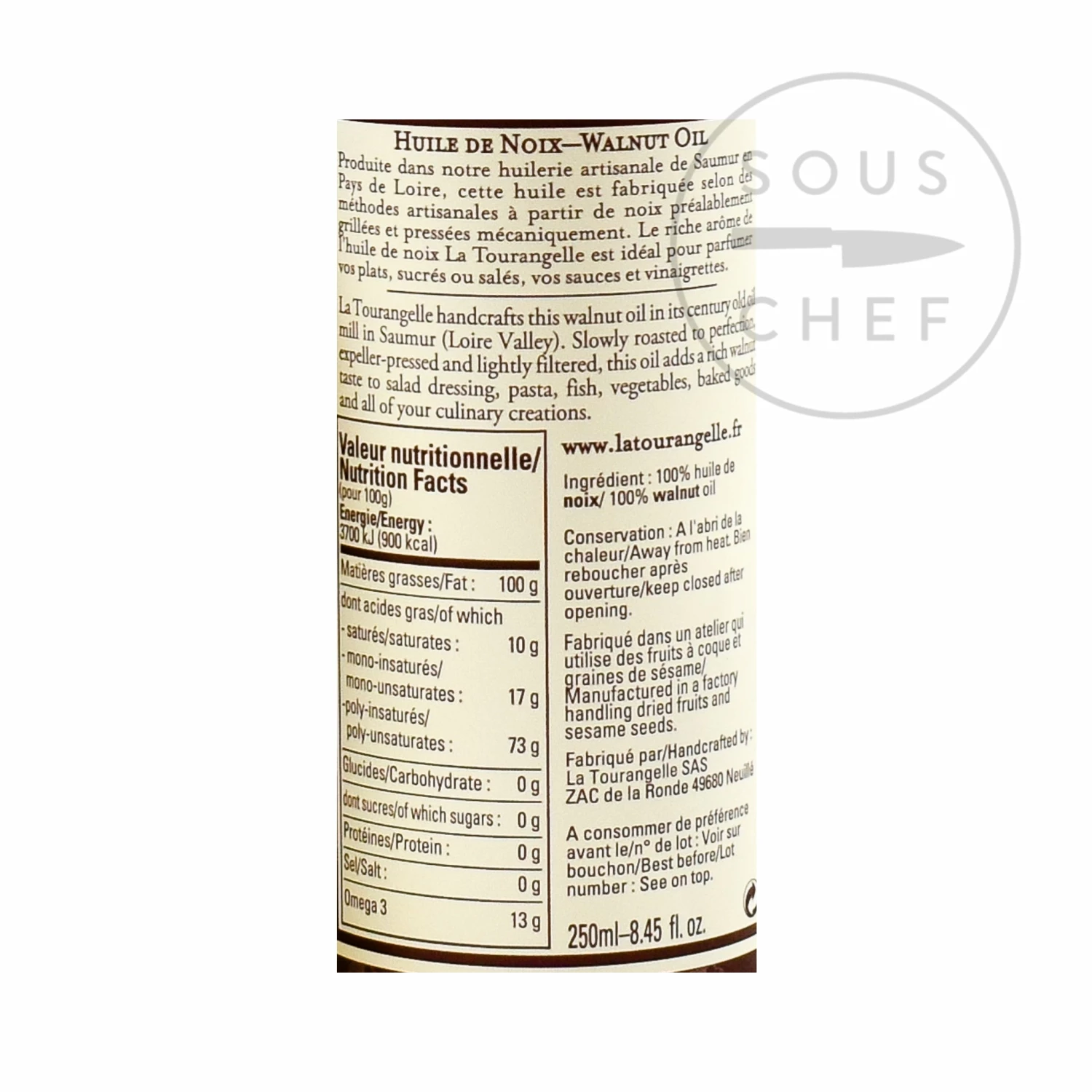 La Tourangelle Walnut Oil 250ml