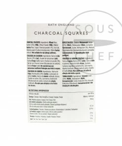 The Fine Cheese Co Ingredients Charcoal Crackers 140g