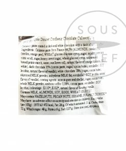 Francois Doucet Chocolate Coated Calisson Pearls 200g Ingredients