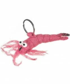 Felt So Good Prawn Felt Keyring Gifts