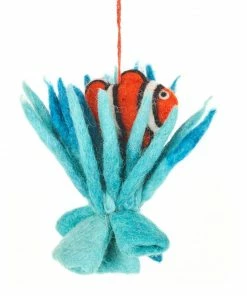 Felt So Good Clownfish In Coral Felt Tree Decoration Gifts