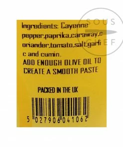 Greenfields Harissa Spice Ingredients