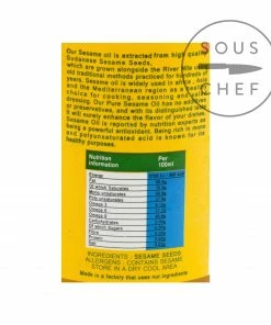Greenfields Sesame Oil 450g Ingredients
