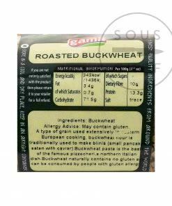 Gama Ingredients Roasted Buckwheat 1kg