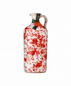 Galantino Puglian Extra Virgin Olive Oil In Red Splatter Ceramic Bottle 500ml Ingredients