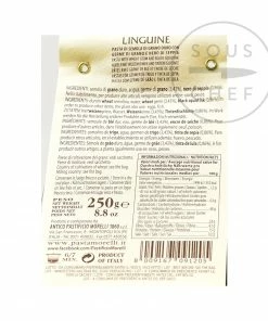 Ingredients Morelli Squid Ink Linguine 250g