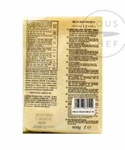 Ingredients Rummo Gluten Free Mezzi Rigatoni 400g