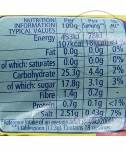 MAGGI Extra Hot Chilli Sauce 320g Ingredients