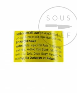 MAGGI Extra Hot Chilli Sauce 320g Ingredients
