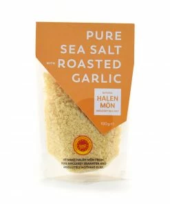 Halen Môn Pure Sea Salt With Roasted Garlic 100g Ingredients