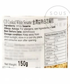 CJI Toasted White Sesame Seeds 150g