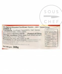 CC Roasted Sunflower Seeds 308g Ingredients