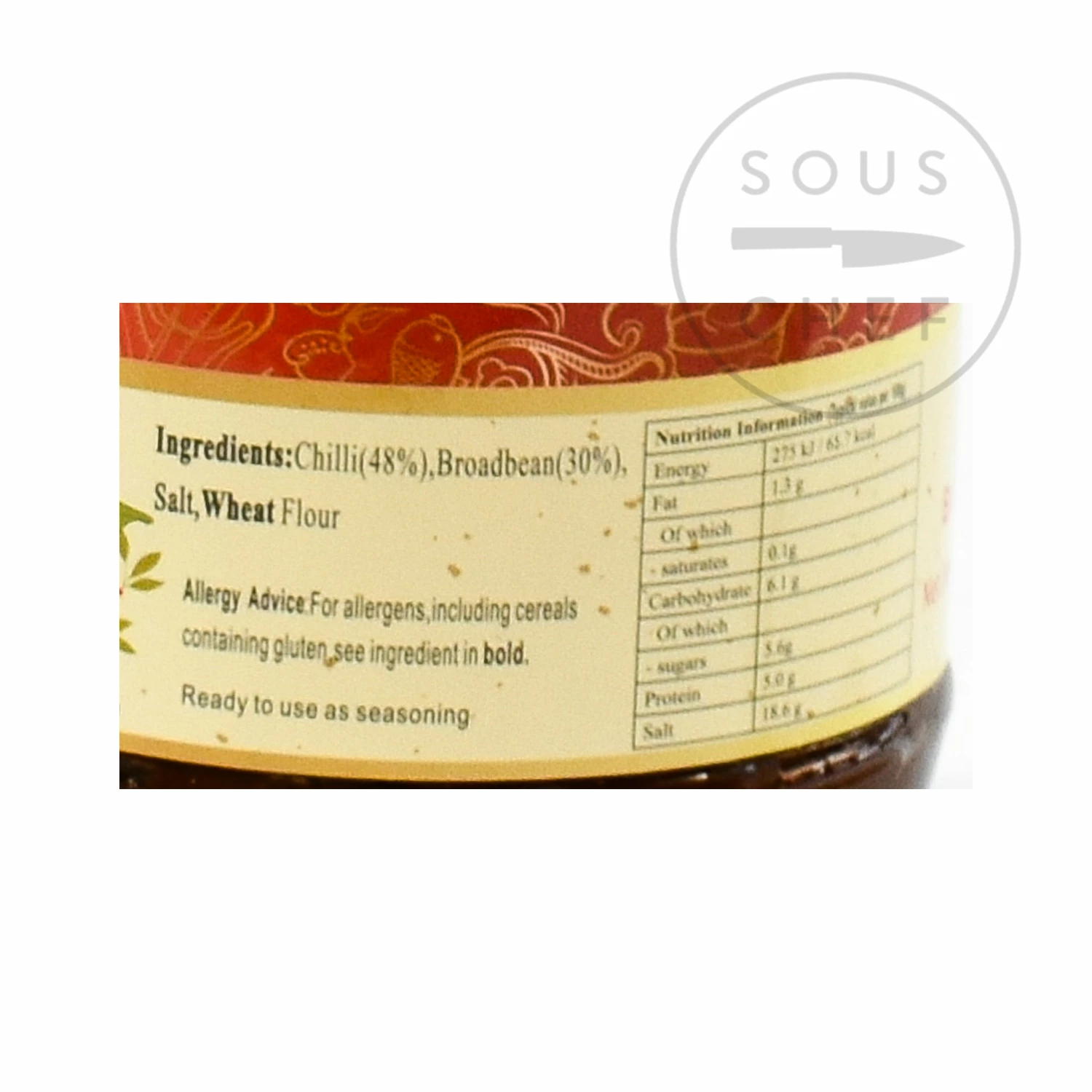 FSG Ingredients Sichuan Pixian Chilli Bean Paste - No MSG