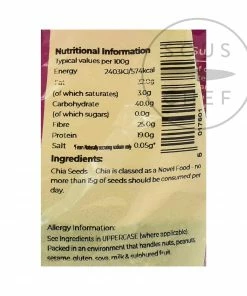 Suma Foods Chia Seeds 250g