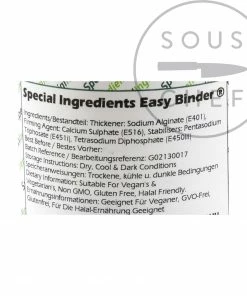 Special Ingredients Ingredients Easy Binder 100g