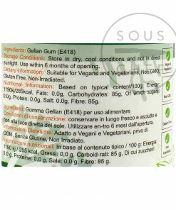 Special Ingredients Low Acyl Gellan Gum F 100g