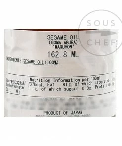 Japanese Maruhon Pure Sesame Oil 162ml