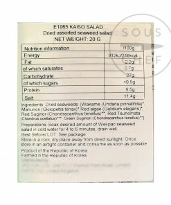 Welpac Seaweed Salad - Japanese Kaiso Salad 20g