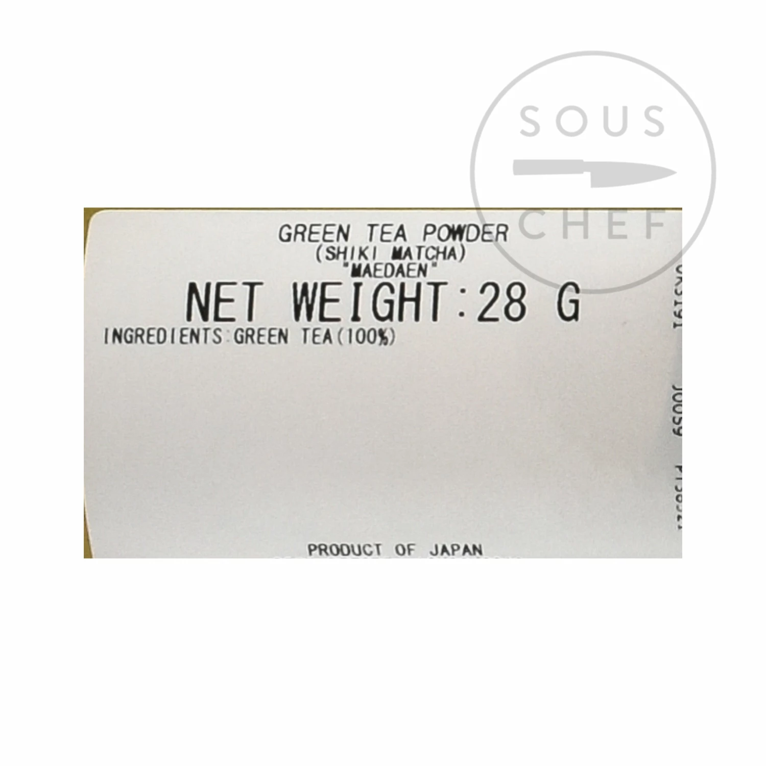 Ingredients Maeda-en Matcha Green Tea Powder 28g