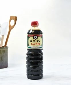 Kikkoman Shoyu Dark Soy Sauce 1l Ingredients