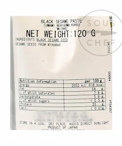 Mitake Umami Nerigoma Kuro - Black Sesame Paste 120g Ingredients