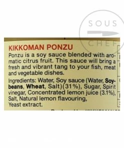 Ingredients Kikkoman Ponzu Sauce 1l