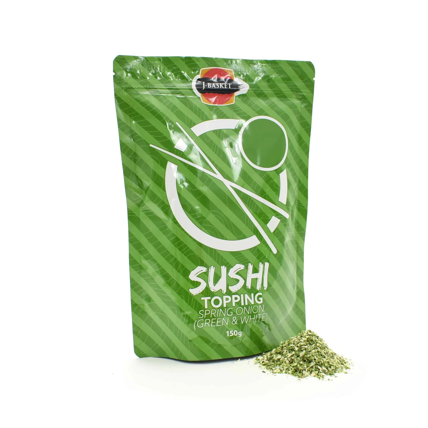 J-Basket Sushi Topping Green & White - Spring Onion 150g Ingredients