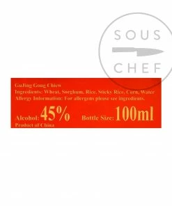 Gujinggong Chiew Red Bottle Baijiu 45% 100ml