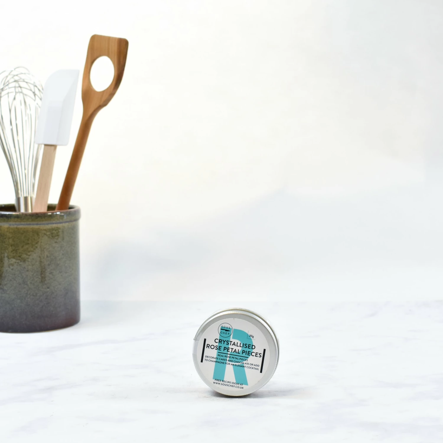 Sous Chef Crystallised Rose Petal Pieces 30g Ingredients