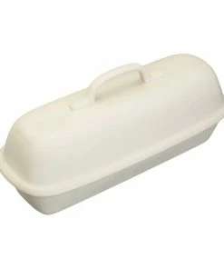 Kitchencraft Cookware Rectangular Stoneware Bread Baking Cloche