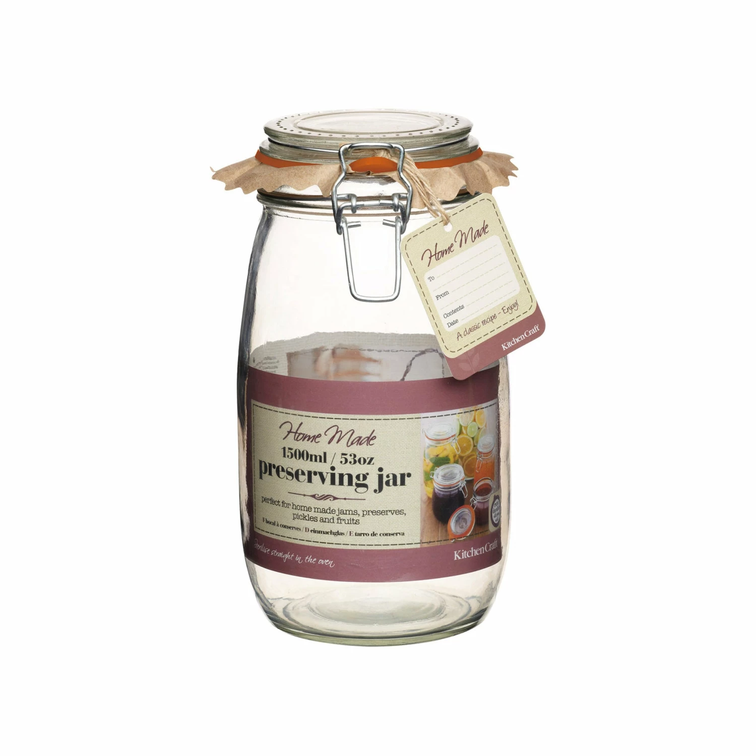 Kitchencraft Preserving Jar 1500ml Kitchencraft