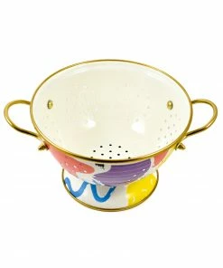 Kapka Abstract Enamel Colander 22cm Cookware